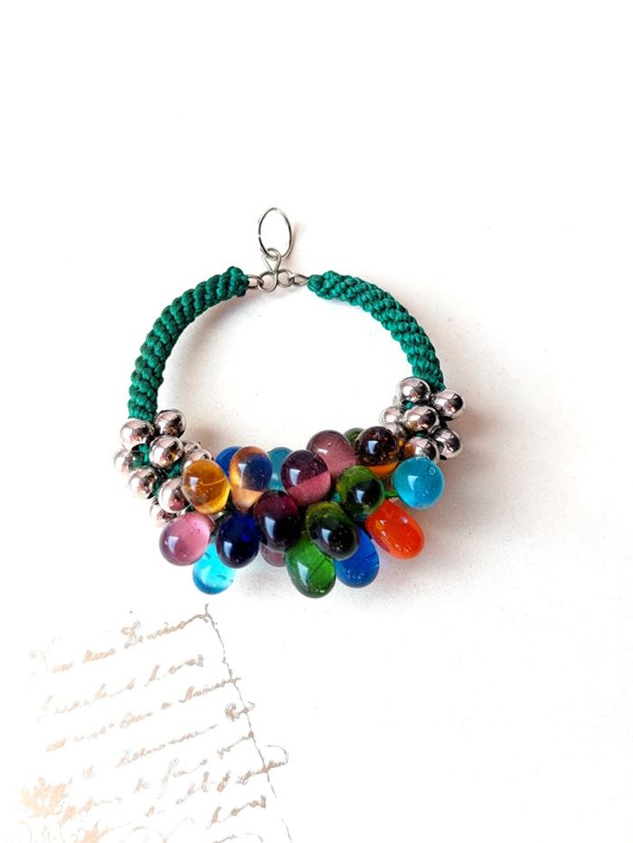 Magnifique pendentif style vintage bohème - photo numéro 2