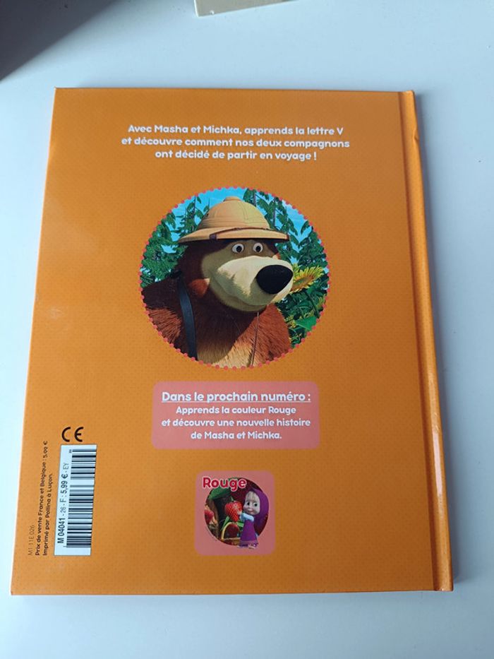 livre l'ABC misha et michka lettre V - photo numéro 2