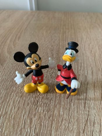 Figurines  Mickey et Oncle Picsou 