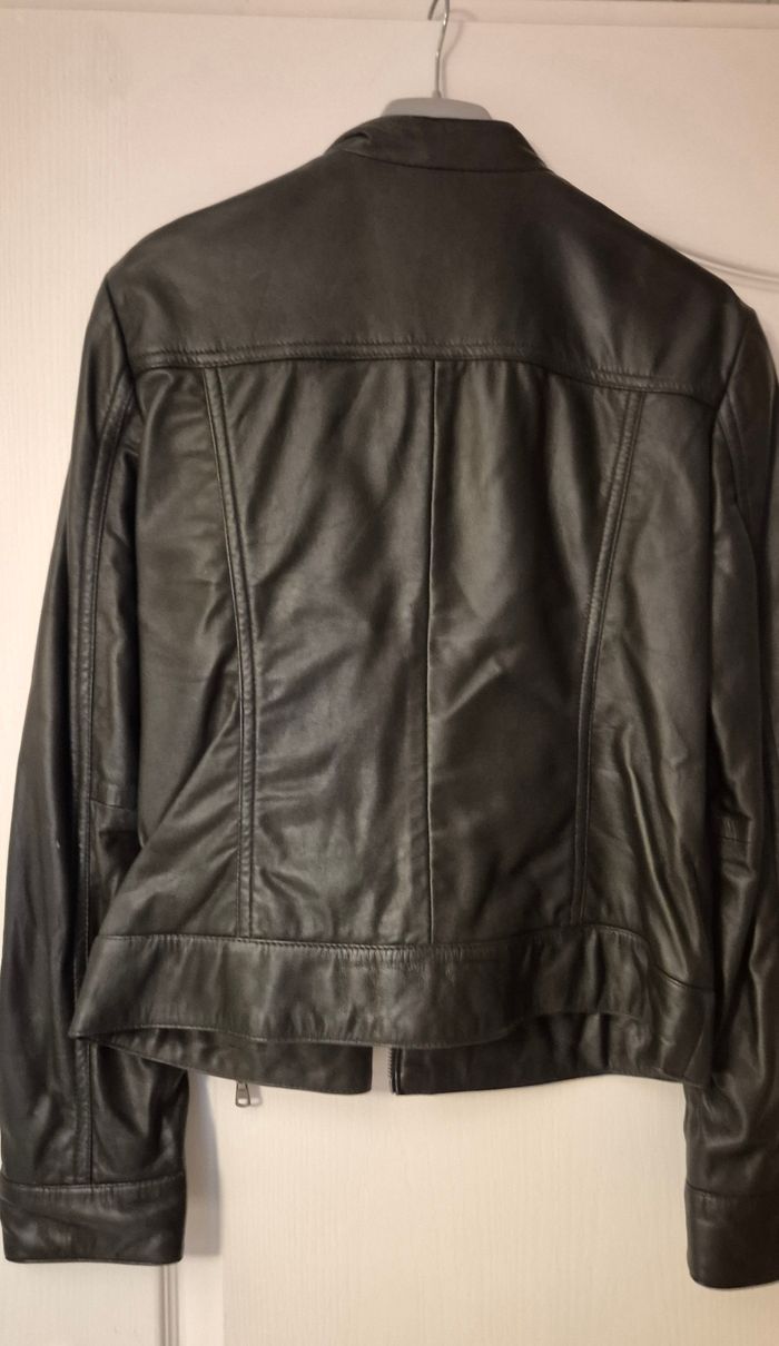 Blouson femme cuir véritable - photo numéro 2