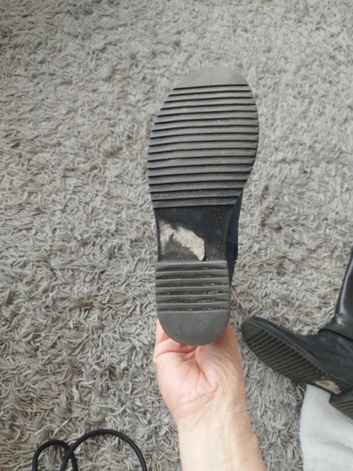 Bottes la redoute taille 32 en cuir - photo numéro 9