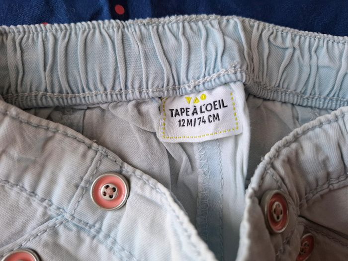 Ensemble haut + short Tape à l'oeil taille 12 mois - photo numéro 4