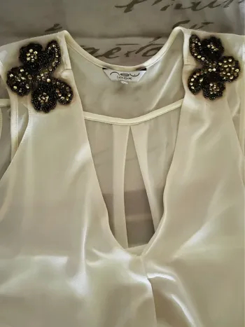 Blouse New Look crème