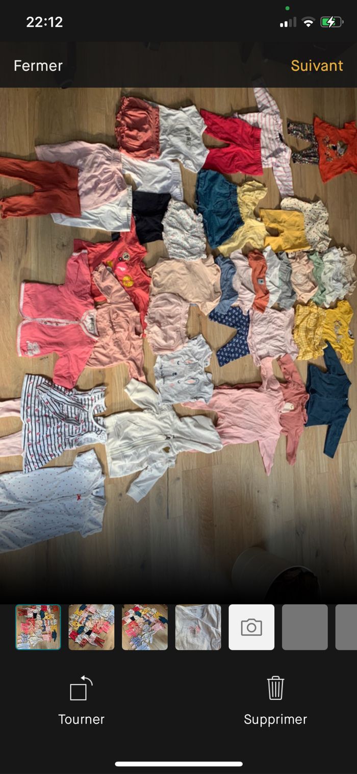Lot vêtements