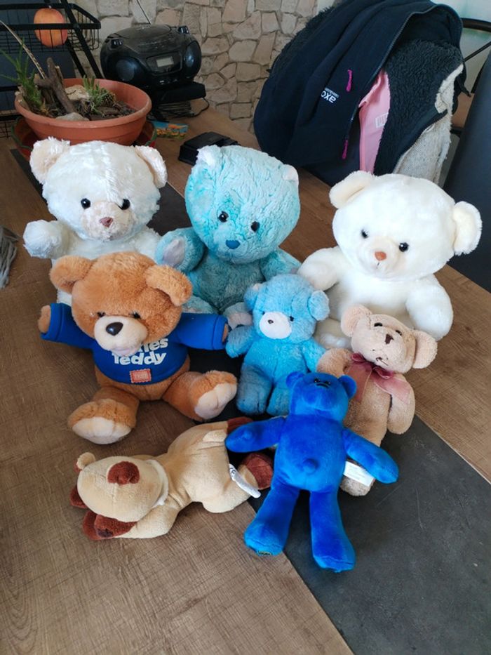 Lot ours en peluche (c)
