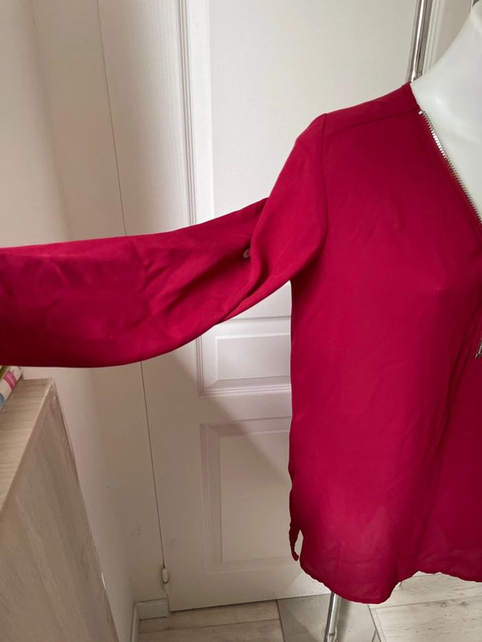 Blouse bordeaux - photo numéro 9