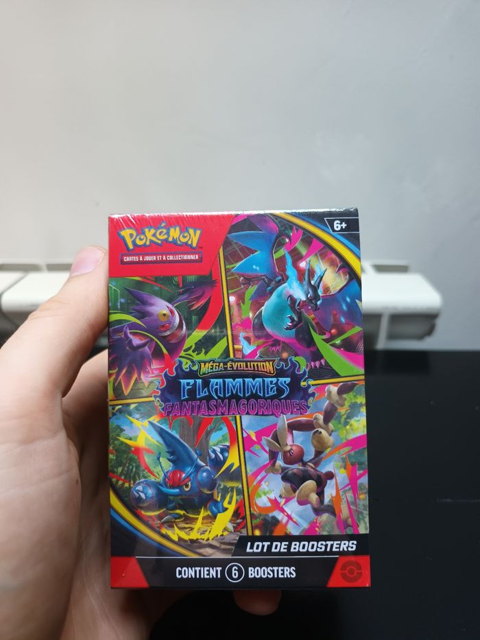Pokémon bundle 6 booster flammes Fantasmagoriques