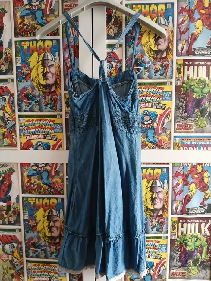 Robe femme en jeans spot taille 36 - photo numéro 2