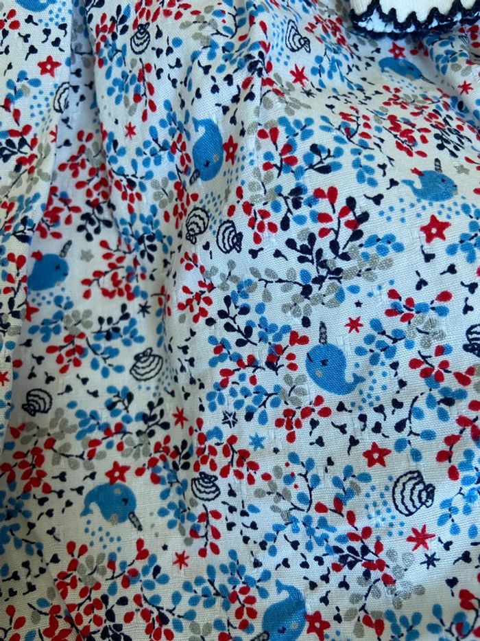 Robe sergent major bebe fille + body manche longue assorti - photo numéro 7