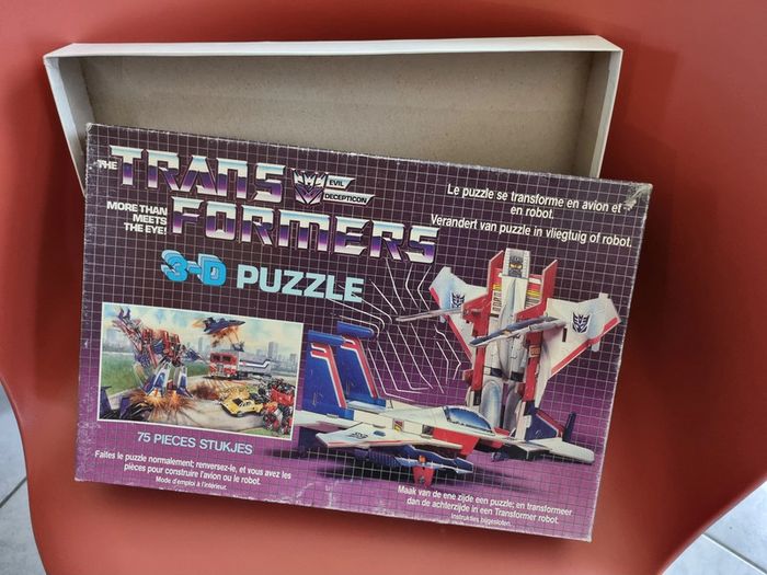 boite vide Transformers Decepticons 3d-puzzle 1985