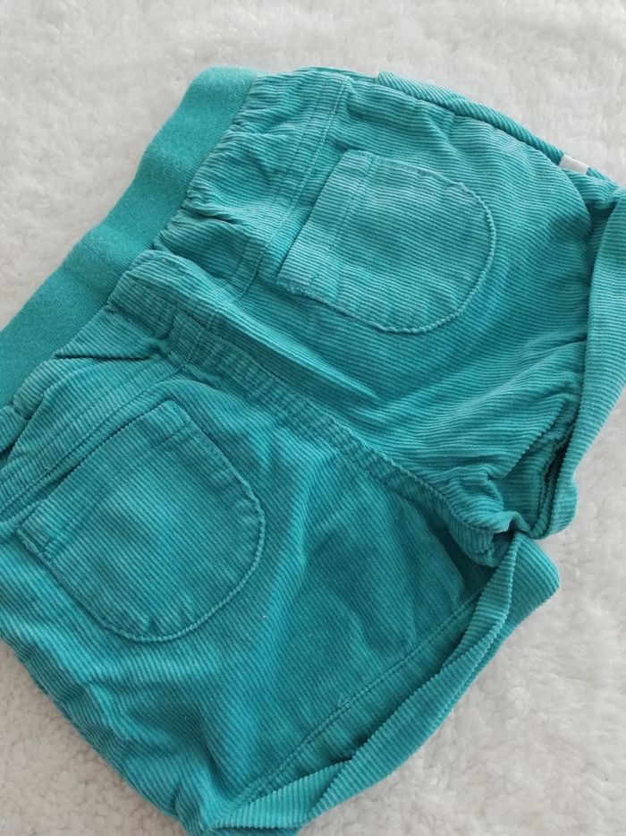 Short fille turquoise 6 mois obaïbi - photo numéro 3