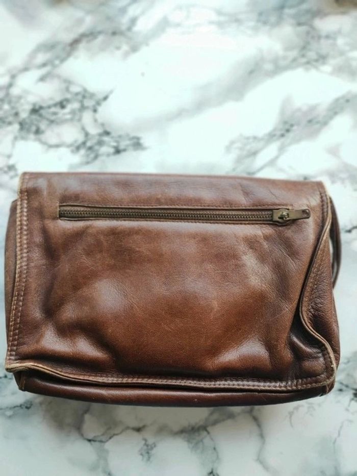 Sacoche vintage en cuir - photo numéro 6