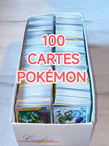 100 cartes Pokémon FR