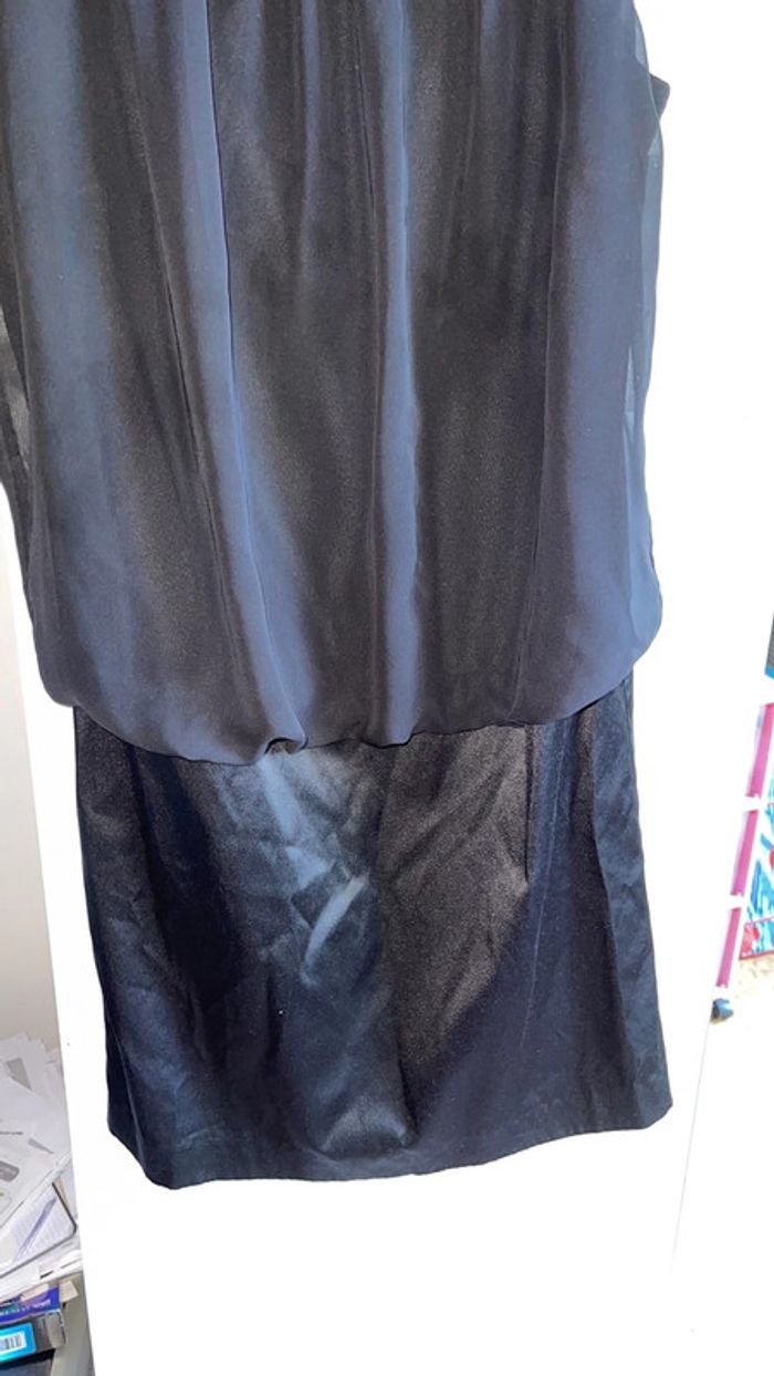 Robe sans manches bi matière taille 36 - photo numéro 4