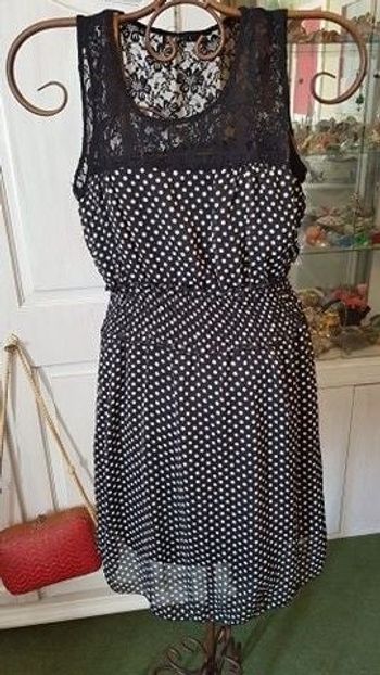 Robe petit pois taille unique