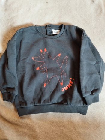Pull gris TAO taille 2 ans