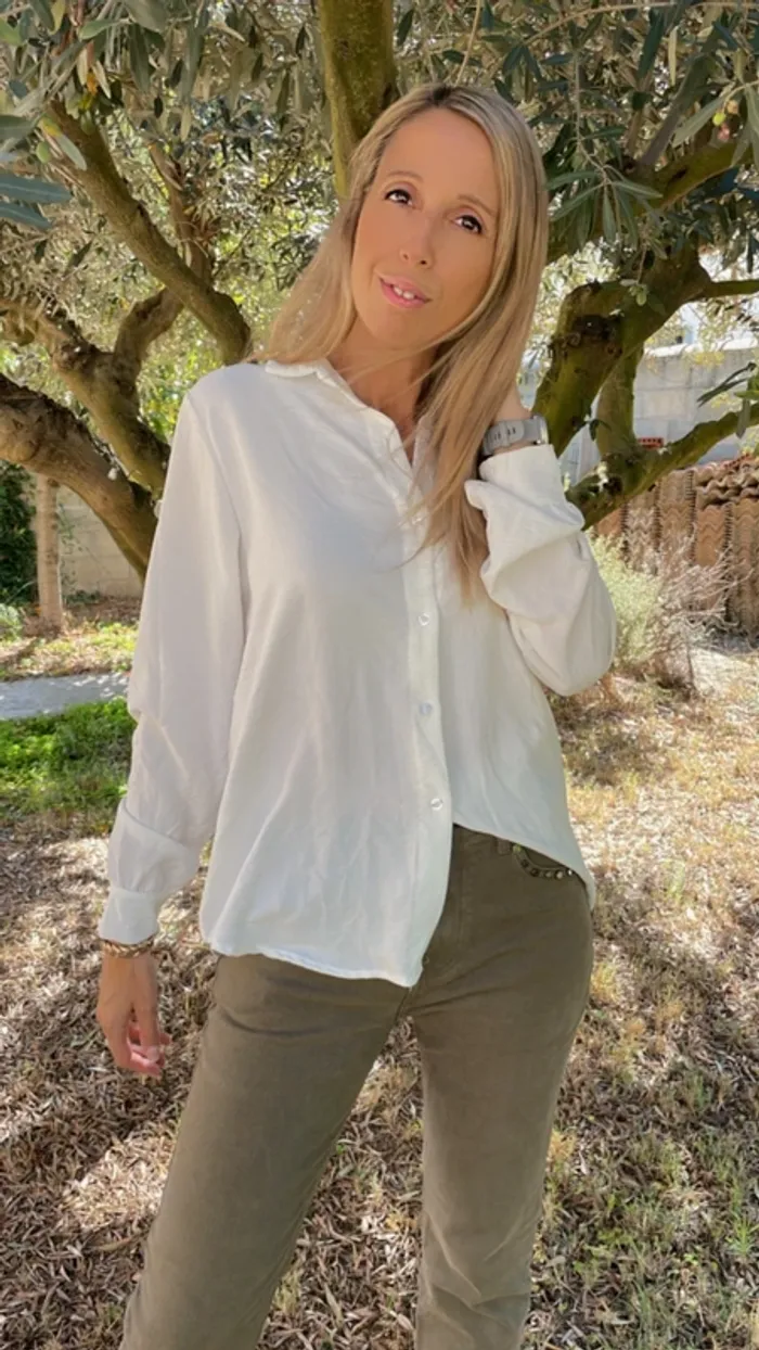 Chemise blanche fluide Taille unique - photo numéro 6