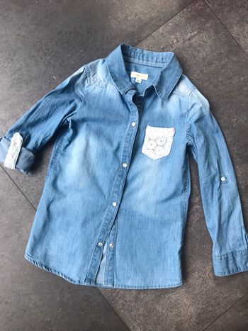 Chemise en jean fille Vertbaudet 6 ans