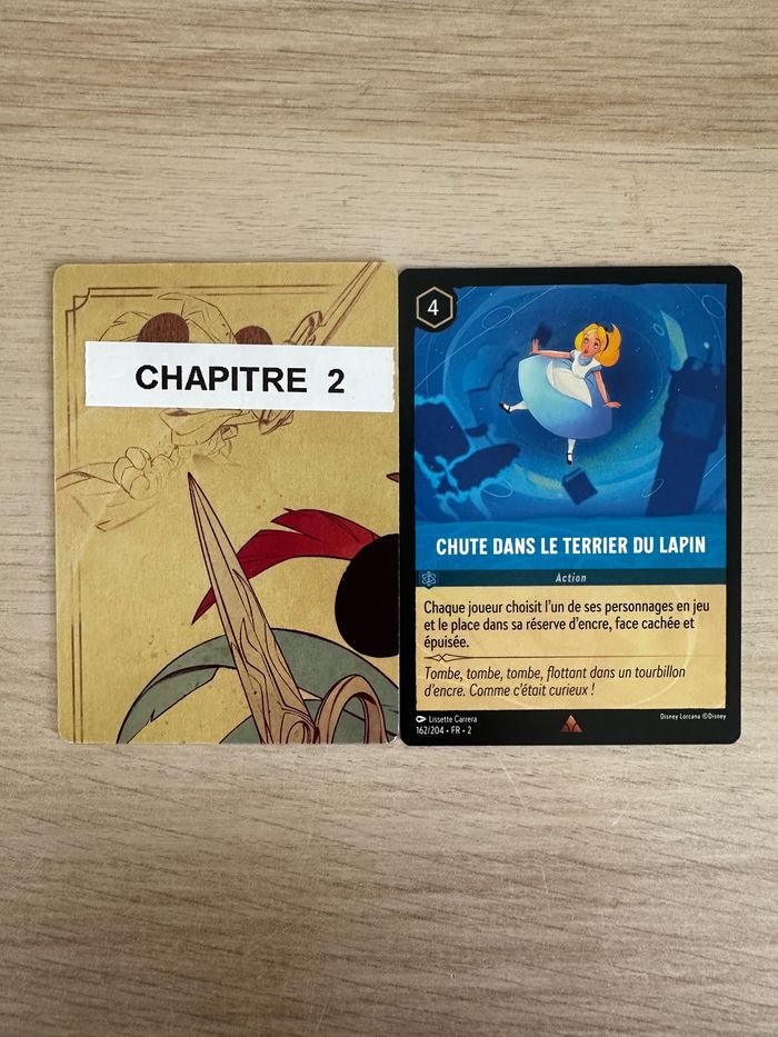Lorcana chapitre 2 Chute dans le terrier du lapin