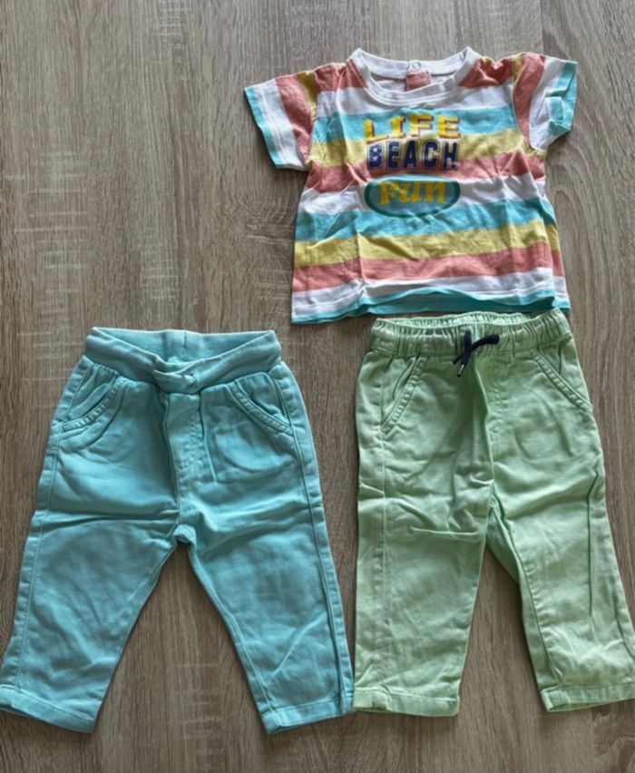 Lot vêtements bébé garçon été 6 mois - photo numéro 4