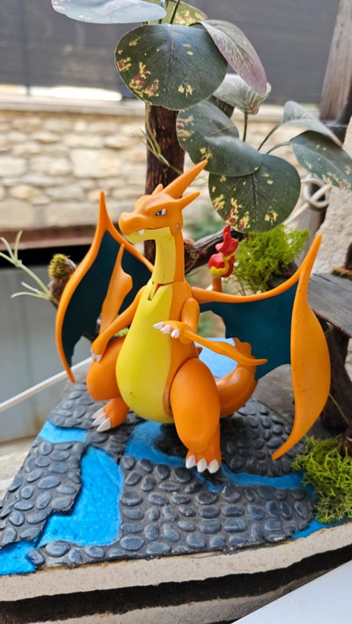 Super grande figurine Pokemon Nintendo tomy Mega-Dracaufeu - photo numéro 2