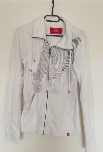 Gillet blanc zèbre