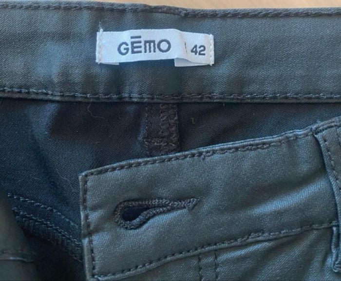 Pantalon enduit noir - photo numéro 3