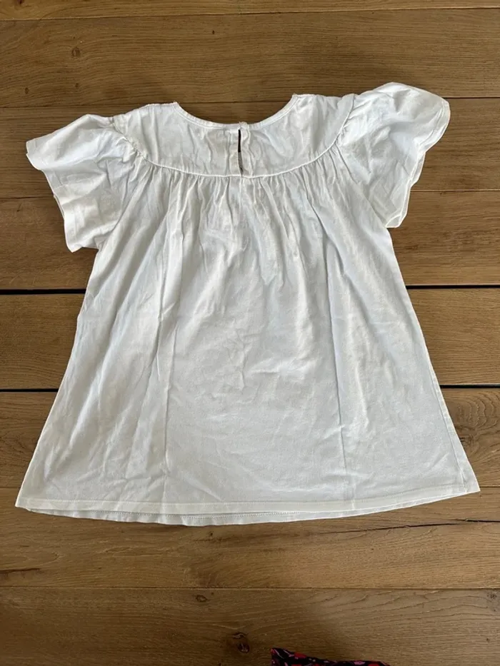 TEE shirt blanc crochet - photo numéro 5