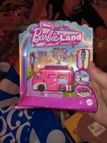 Jouet mini barbiland camping car