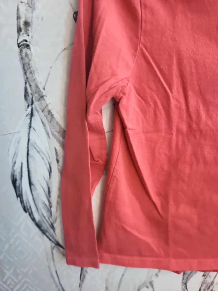 T shirt corail 8ans - photo numéro 4