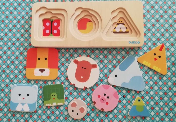 Djeco puzzle 3 niveaux anima badic - photo numéro 7