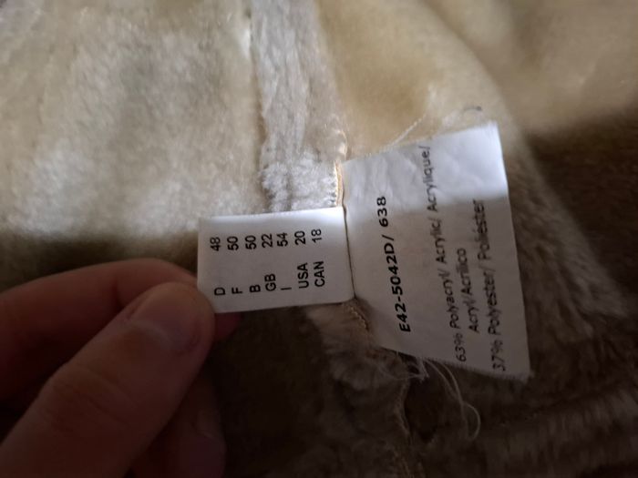 Manteau beige, taille XL-2XL - photo numéro 3