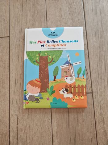 Livre grand format "mes plus belles chansons et comptines"