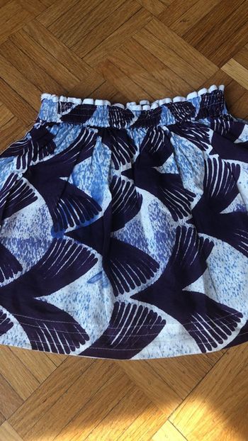 Jupe wax violet blanc bleu 5 ans