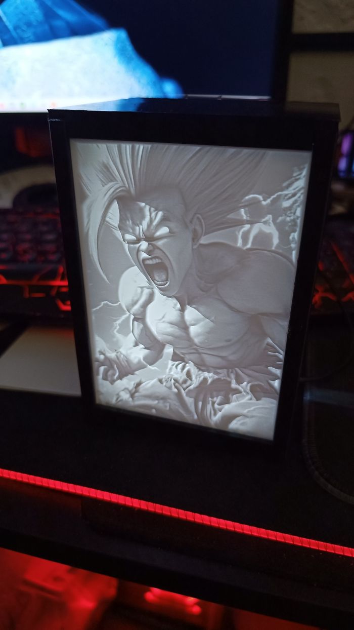 Lampe lithophane Gohan