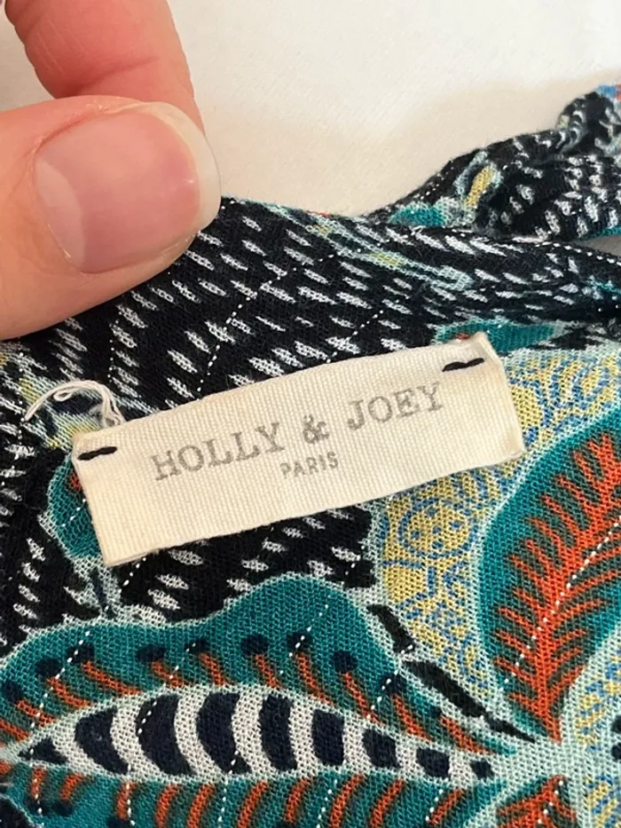 Robe longue noire et fleurie Holly & Joey - photo numéro 7