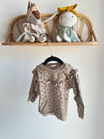 Sweat léopard beige
