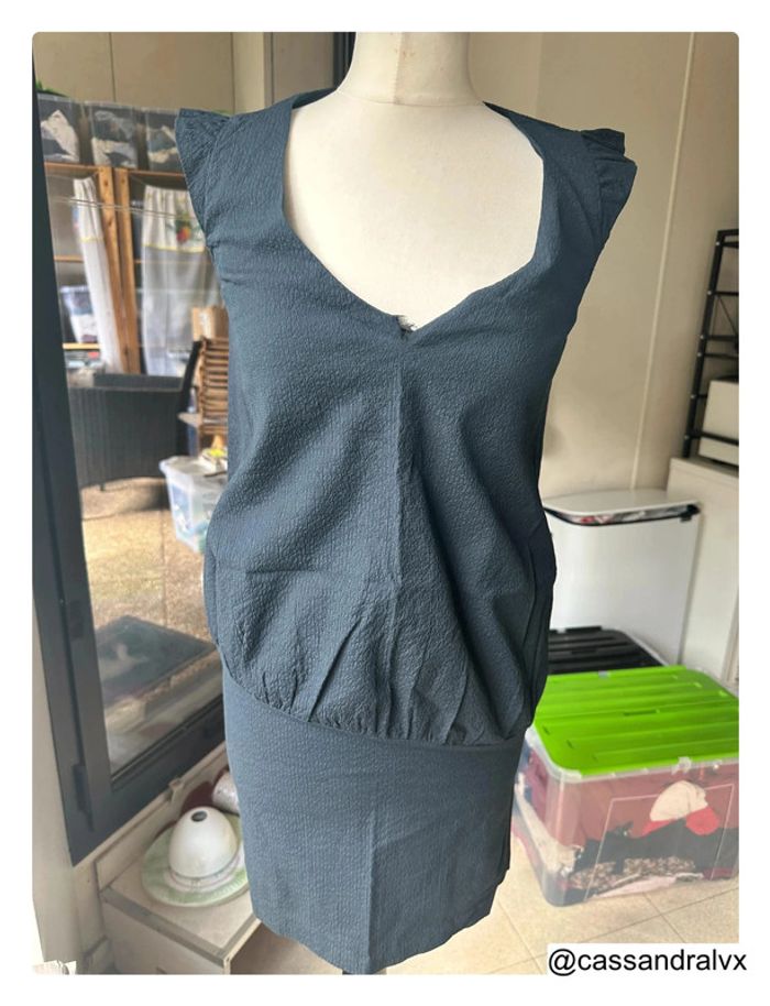 Robe longue bleue marine Ba&sh