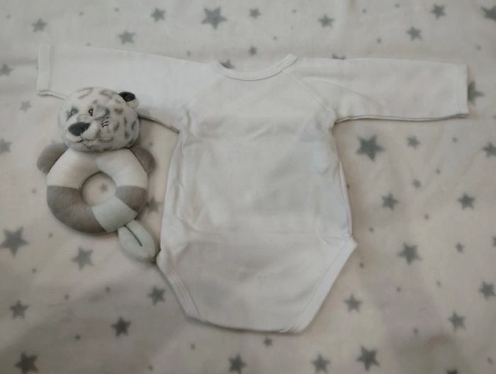 Lot de 3 bodies Cache cœur pour "mini baby" - photo numéro 9