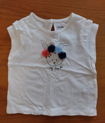 Tee shirt Verbaudet fille 6 mois