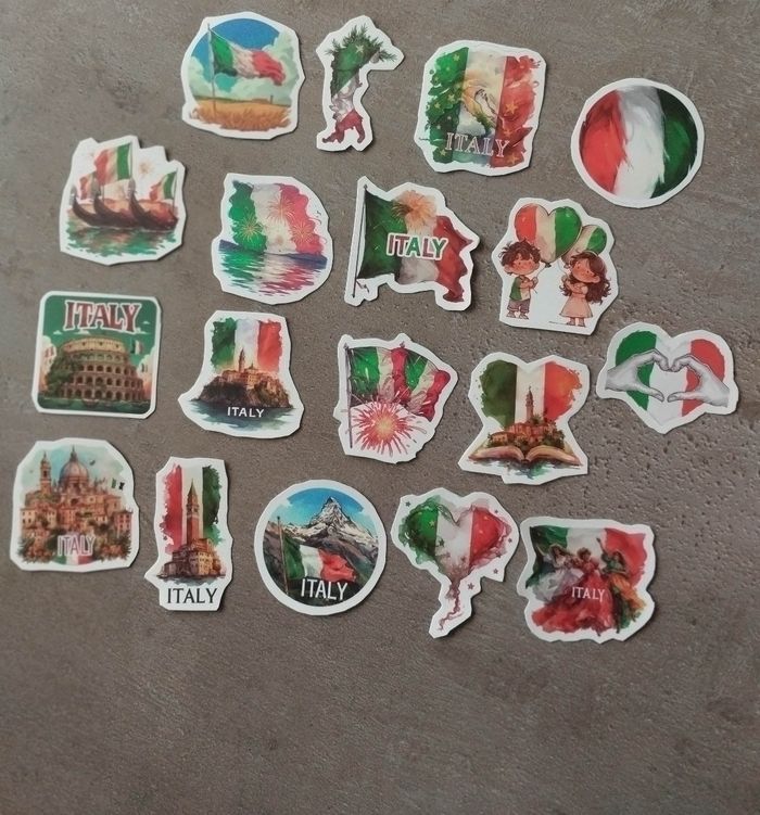 Lot stickers autocollants Italie 🇮🇹
