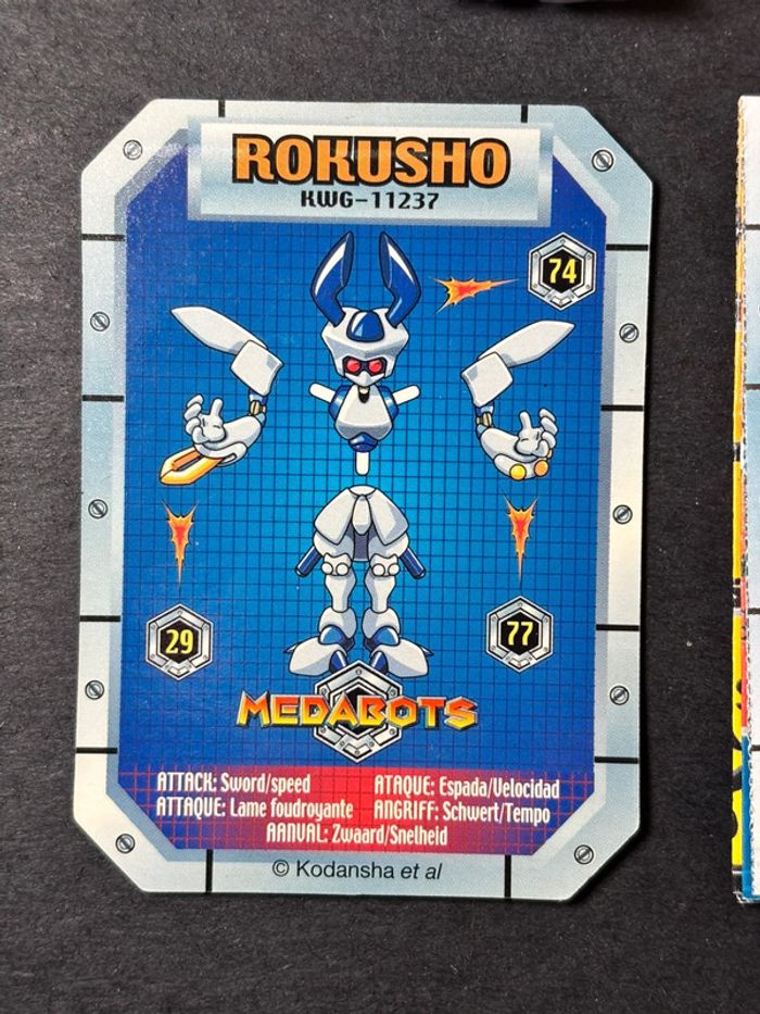 Jouet figurine action figure vintage Hasbro takara medabots , Rokusho kwg-11237 - photo numéro 2