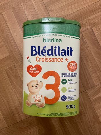 Lait de croissance Blédina Blédilait Croissance 3 neuf 900 g