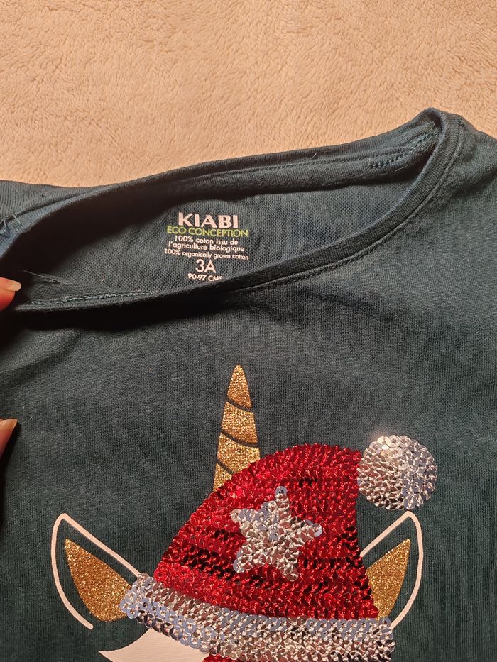 T-shirt licorne noël - photo numéro 4