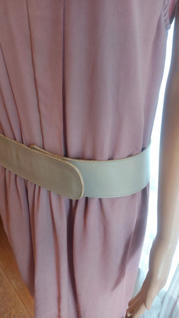 Ceinture Marie Méro t 38 réglable en cuir - photo numéro 3