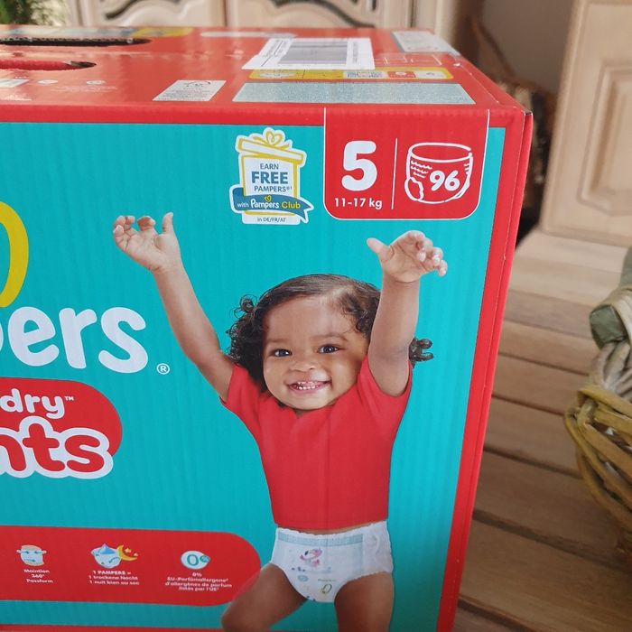 Couches Pampers Baby Dry pants taille 5 pack XXL - photo numéro 3