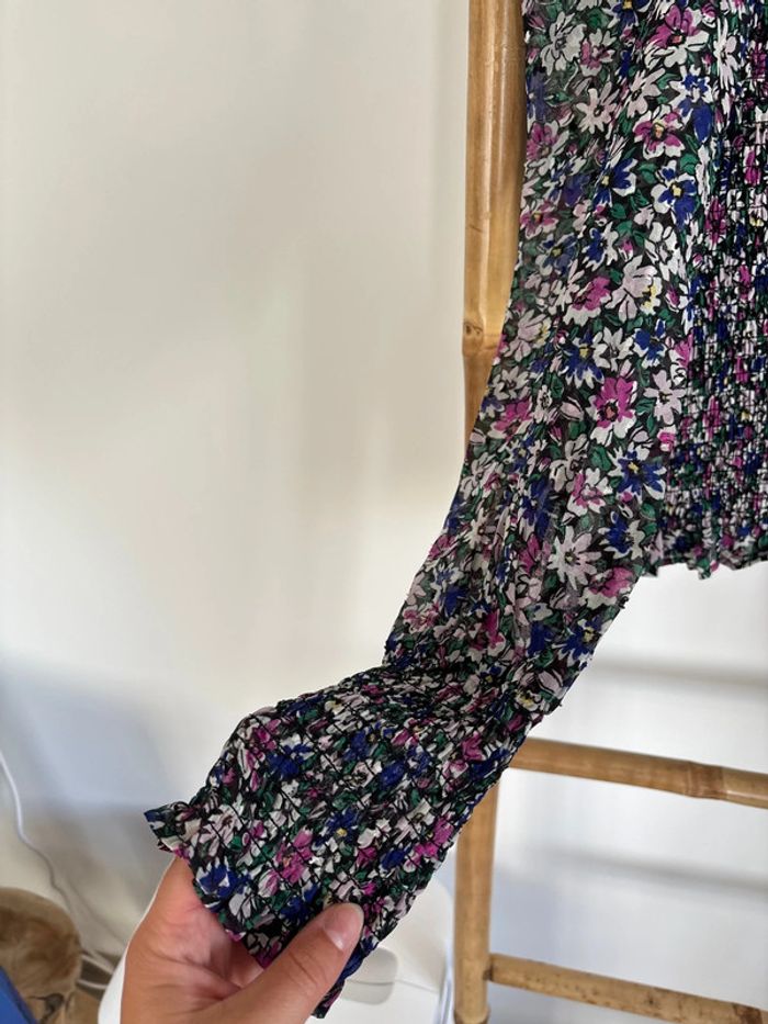 Blouse à fleurs Lulu Castagnette taille 40/L - photo numéro 4