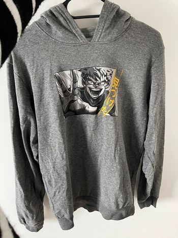 Sweat à capuche gris