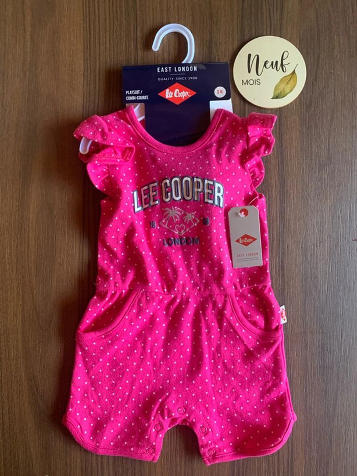 Combi short 9 mois fille Lee Cooper