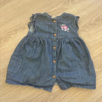 Robe en jeans bébé fille, taille 12 mois